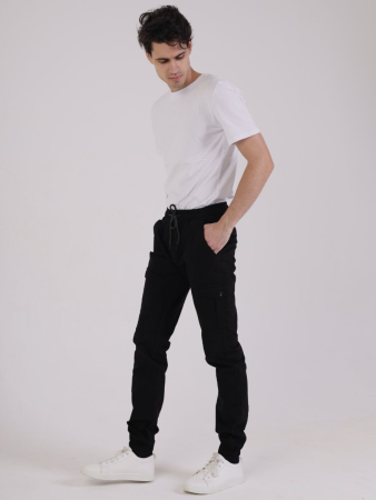 Брюки Джогеры артикул 681 Турция, NESET черный - интернет магазин Полигон