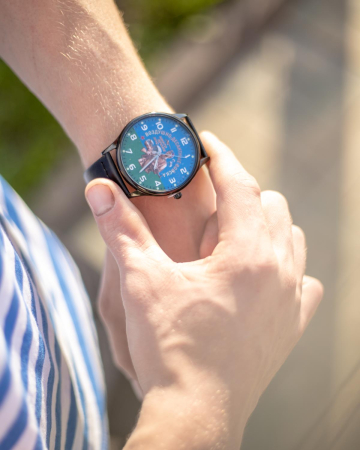 Часы наручные ВДВ, синий, зеленый, черный - интернет магазин Полигон