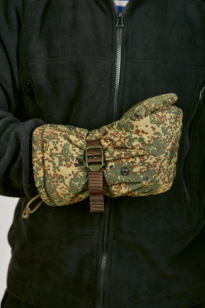 Рукавицы утепленные, зеленый - интернет магазин Полигон