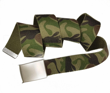 Ремень брючный тесьма с пряжкой НАТО, зеленый ширина 35 мм, длина 106 см ткань, металл - интернет магазин Полигон