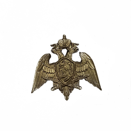 Эмблема петличная защитная Росгвардия, зеленый, металл - интернет магазин Полигон