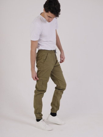 Брюки Джогеры NESET арт.688, Цвет Олива, Производство Турция - интернет магазин Полигон