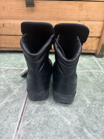 Берцы МАНГУСТ штурмовые городского типа, Бутекс черный, кожа - интернет магазин Полигон