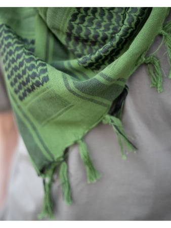 Платок-арафатка, оливковый 110х110 см хлопок - интернет магазин Полигон