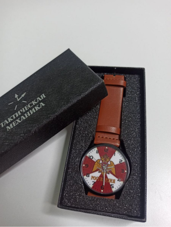 Часы наручные Росгвардия, красный, черный - интернет магазин Полигон