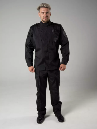 Костюм Тактический (ППС) приказ №777 Полиция, черный, rip-stop (рипстоп) - интернет магазин Полигон
