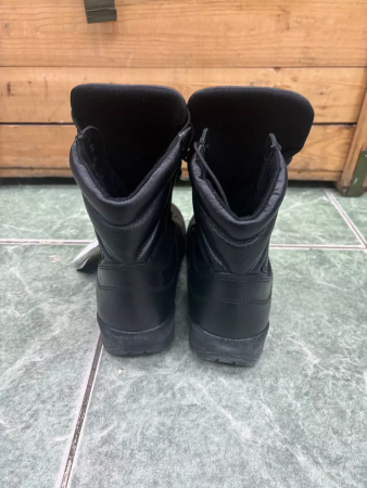 Берцы МАНГУСТ штурмовые городского типа, Бутекс черный, кожа - интернет магазин Полигон