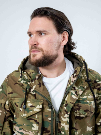 Костюм демисезонный MIOTOIN Т13Х (софтшелл/флис) цвет Мультикам - интернет магазин Полигон